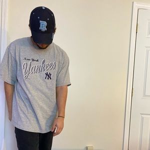 Embroidered New York Yankees Tee